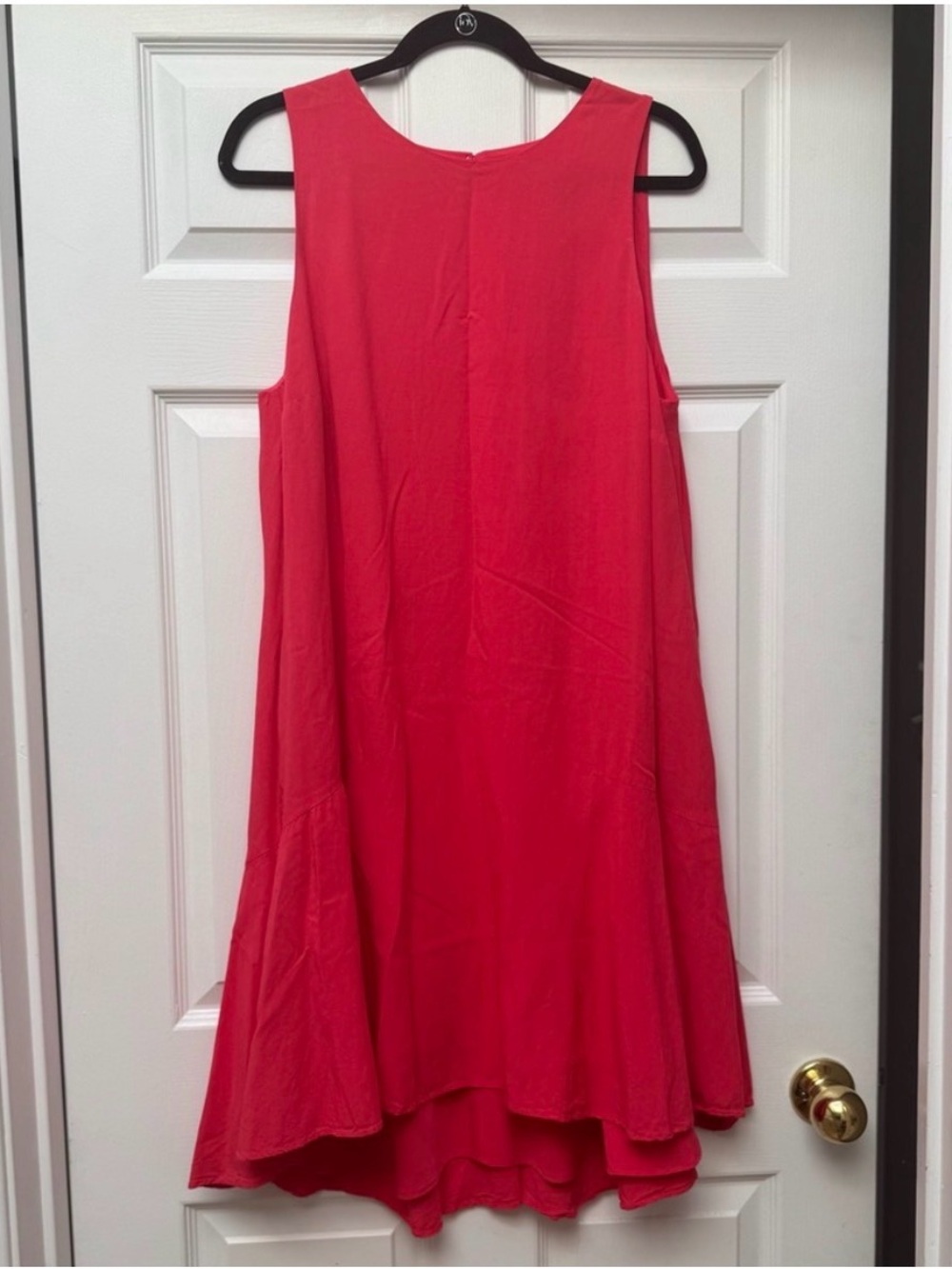 Ann Taylor Sleeveless Swing Dress in Coral, size Large